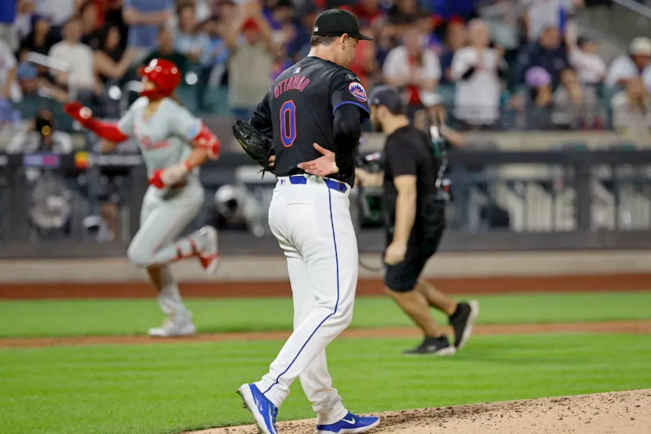 Mets' 'aggressive' Adam Ottavino bullpen decision backfires in loss to Phillies: 'Kind of ruined everything'