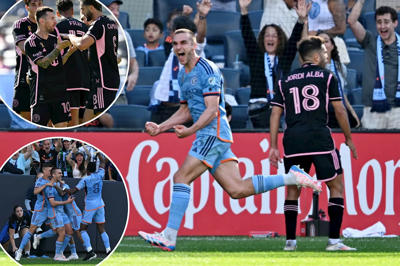 NYCFC draws with Inter Miami, Lionel Messi after thrilling stoppage-time goal