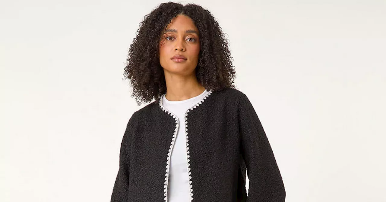 Roman Originals launches £50 blanket stitch jacket as chic autumn alternative