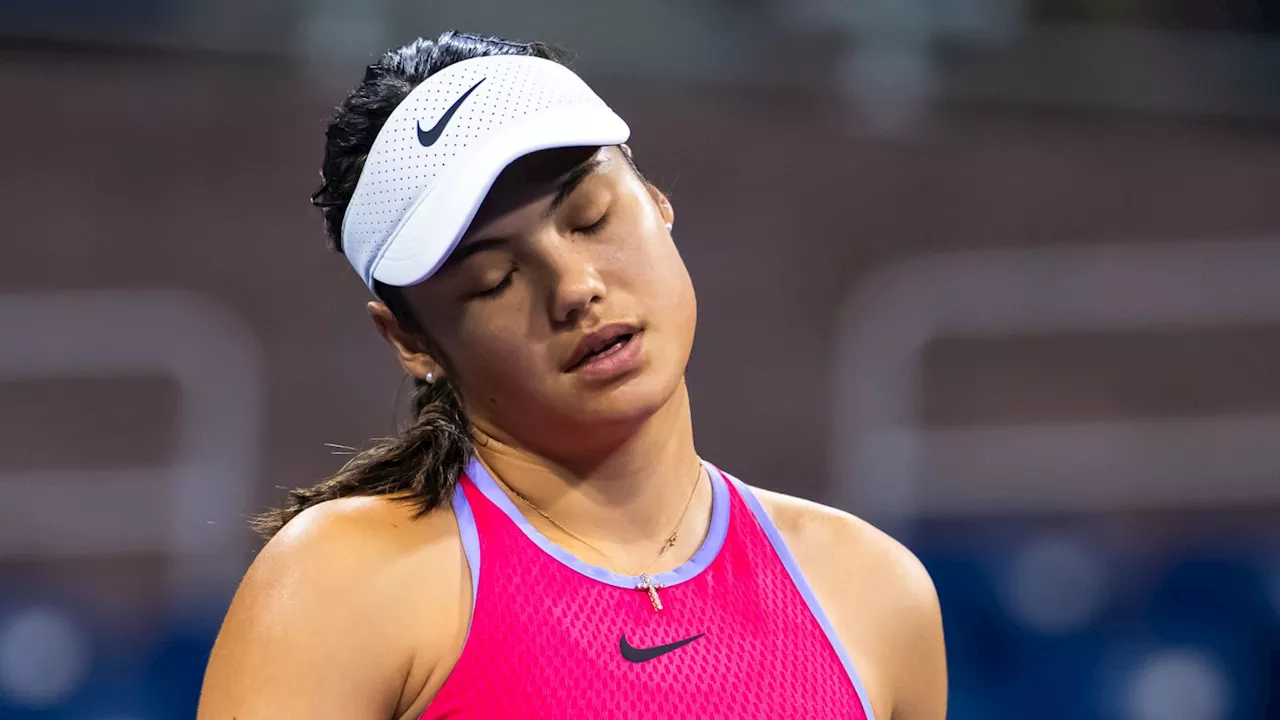 Emma Raducanu retires from Korea Open quarter-final with foot injury as Daria Kasatkina progresses