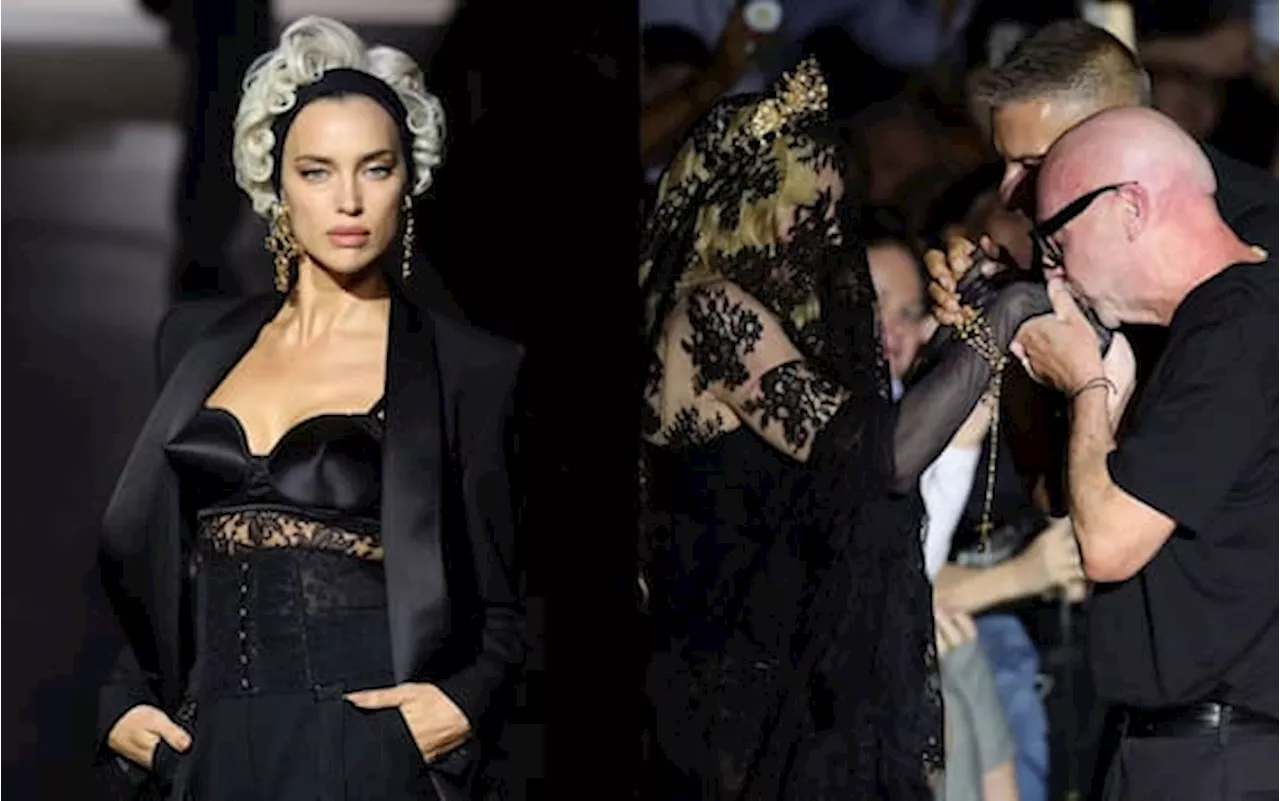 Milano Fashion Week, Dolce & Gabbana omaggia lo stile di Madonna con la Spring/Summer 2025