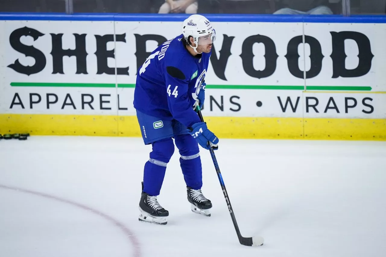 Newcomer Kiefer Sherwood brings speed, physicality to Vancouver Canucks