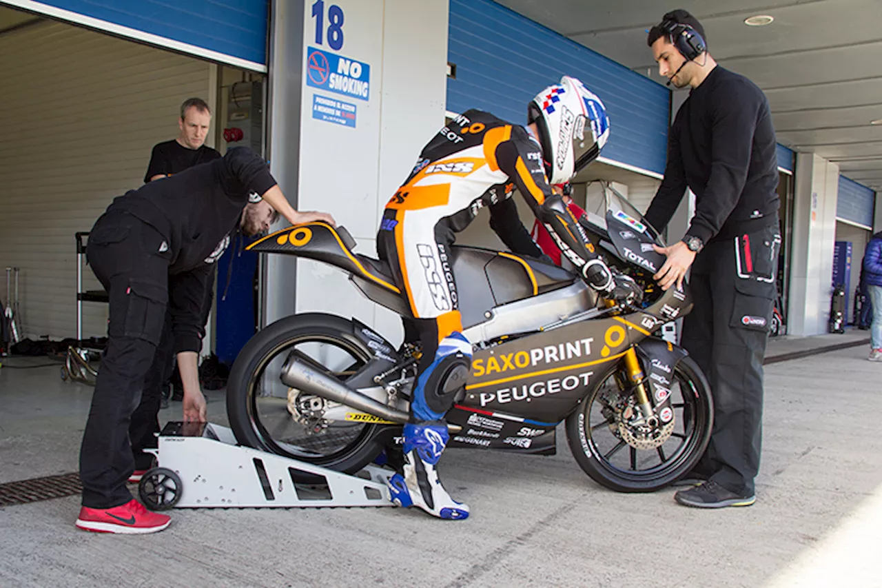 Jerez-Test: Peugeot MC Saxoprint feiert Moto3-Debüt