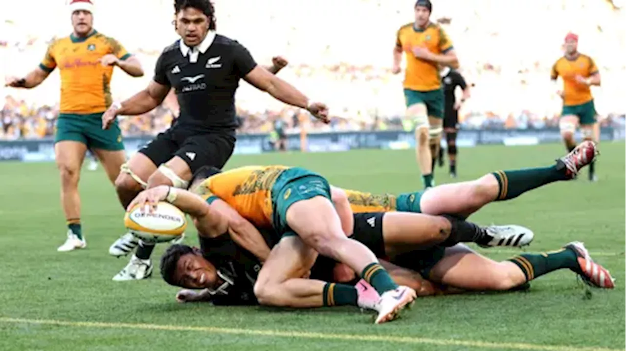 New Zealand strike early and hold on to edge Wallabies in Sydney