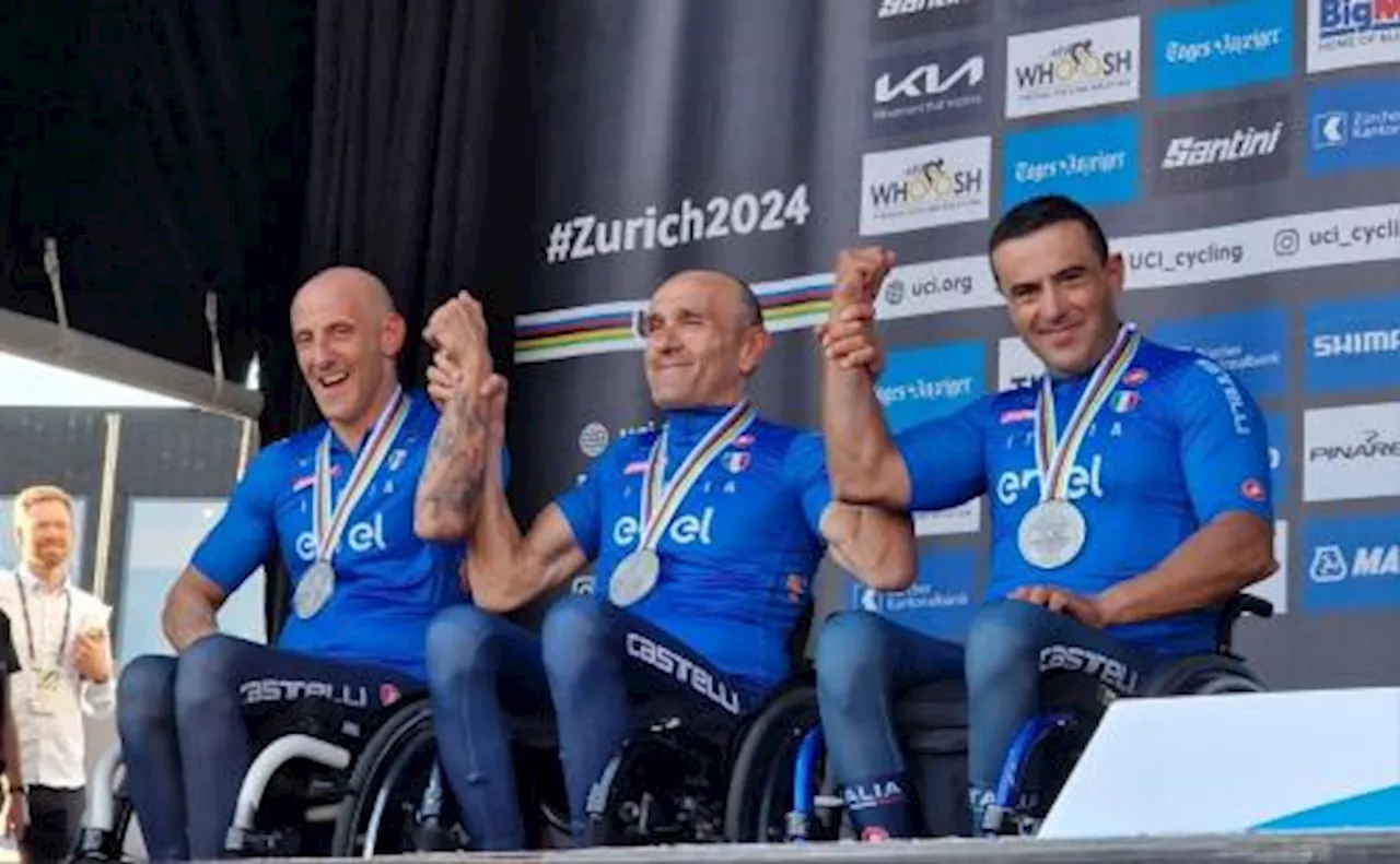 Mondiali Ciclismo Zurigo 2024 : subito argento per l'Italia del paraciclismo