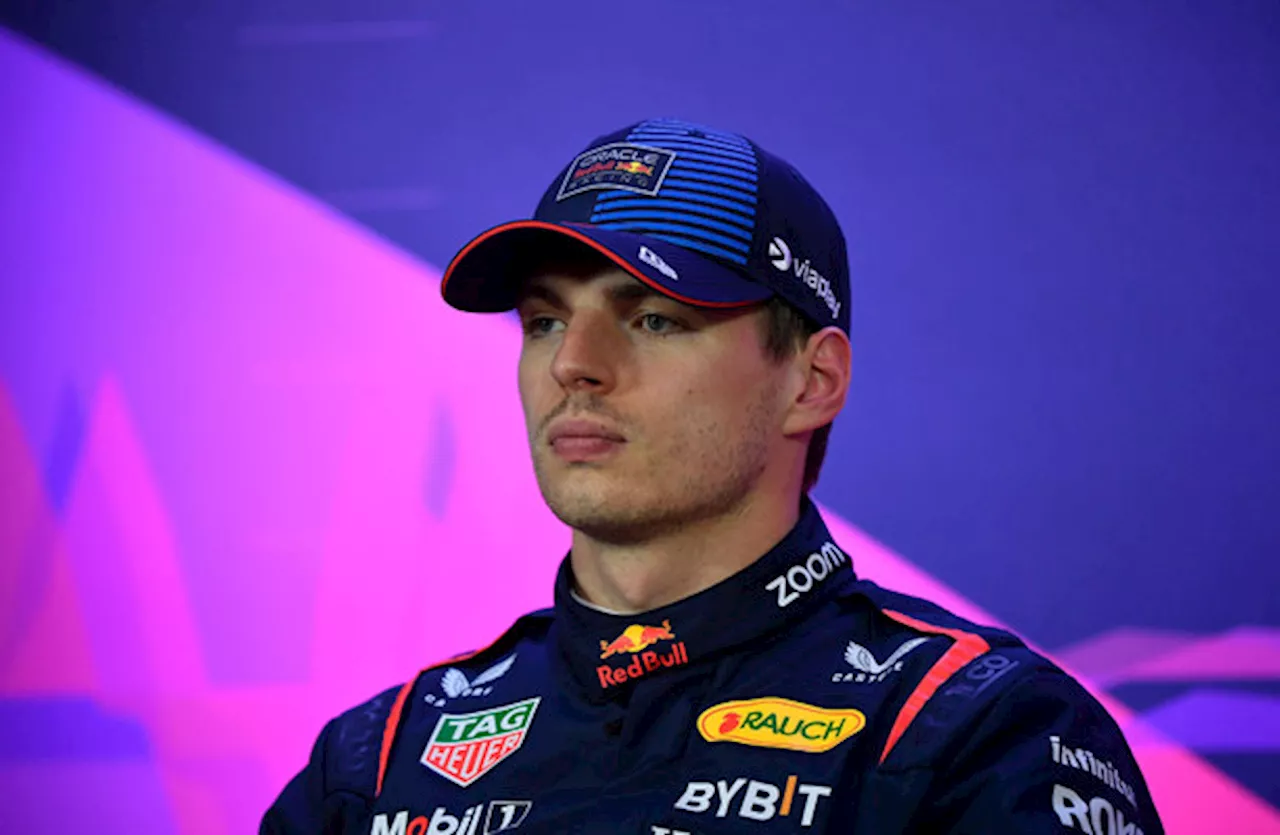 Verstappen stages protest over 'ridiculous' swearing punishment