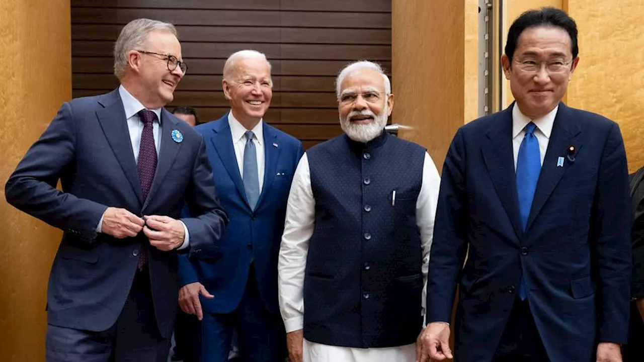 Biden welcomes leaders of Australia, India, and Japan for Quad talks