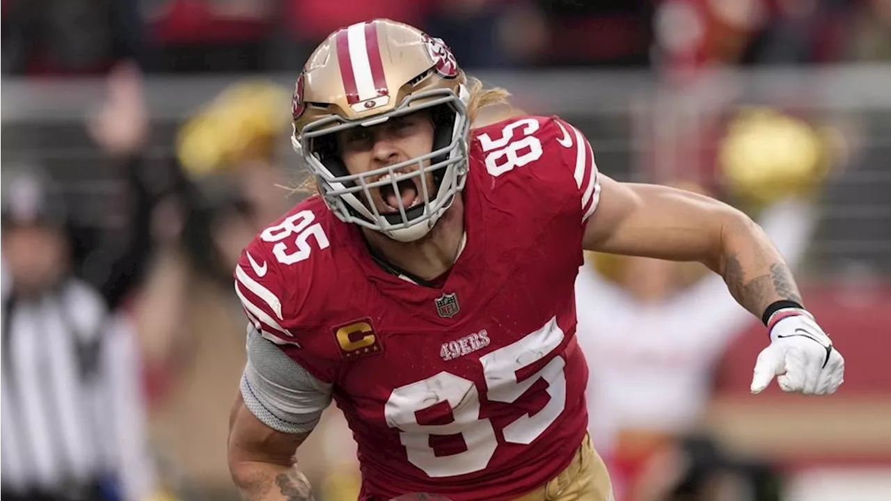 49ers All-Pro TE Kittle is ruled out against Rams