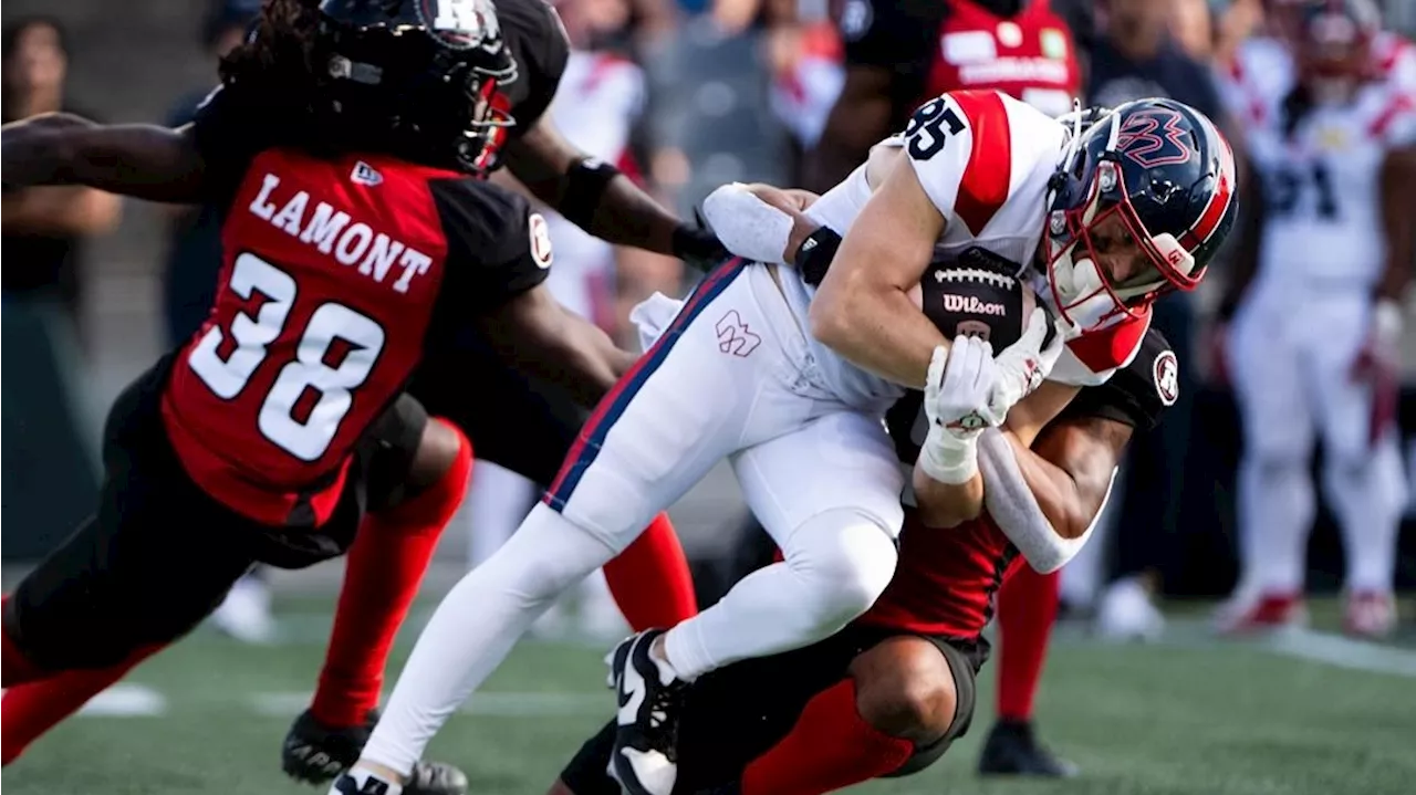 Alouettes clinch home playoff date with win over Redblacks