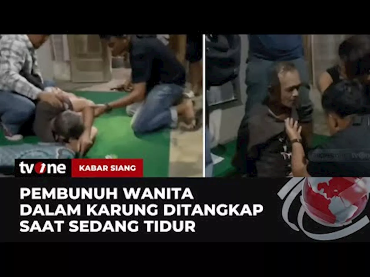 Detik-detik Penangkapan Pelaku Pembunuhan Wanita yang Jasadnya Dalam Karung