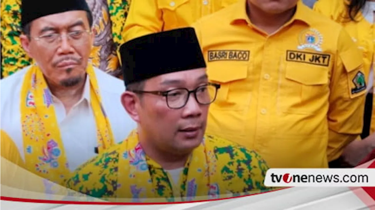 Ridwan Kamil Tak Permasalahkan Nomor Urut dari KPU: Semua Sama, Tidak Ada Mitos Nomor