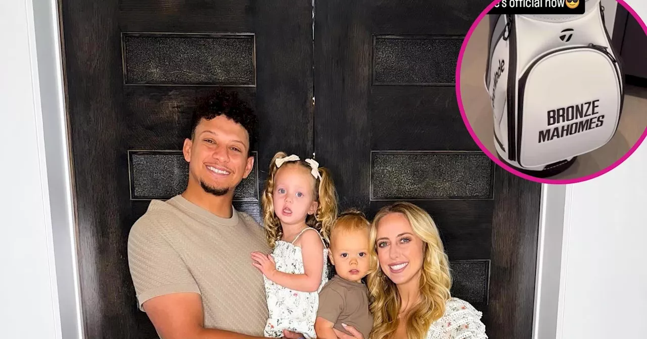 Pregnant Brittany Mahomes Marvels Over Son Bronze's Custom Golf Set