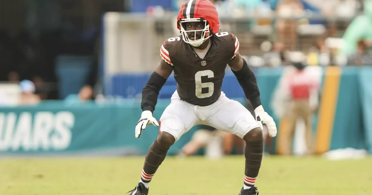 Browns LB Owusu-Koramoah among few NFL players wearing protective guardian cap over helmet in games