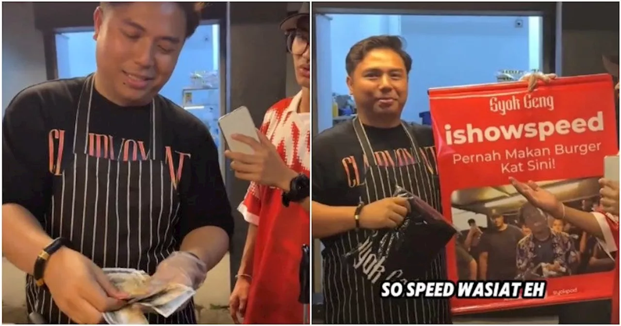 Viral KL Burger Vendor Reveals How Much IShowSpeed Paid for His Burger & It's Not in USD or MYR