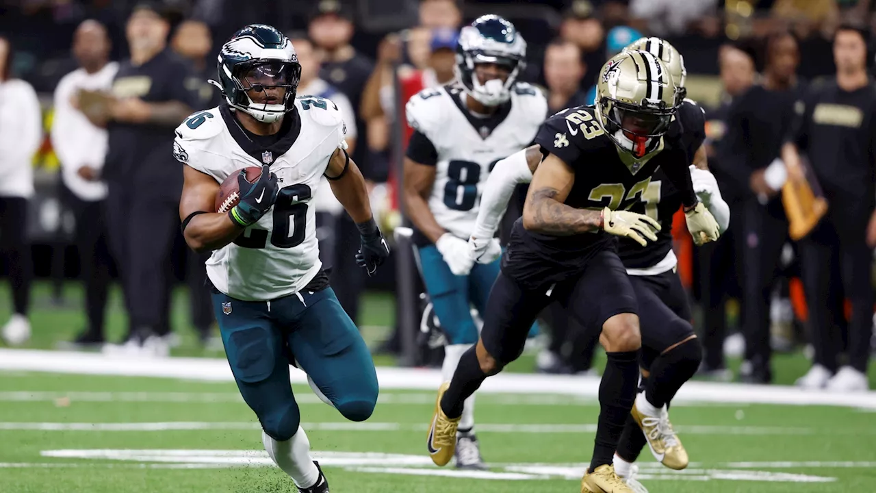 Saquon Barkley's 2 fourth-quarter TDs lift Eagles over Saints in a defensive 15-12 thriller