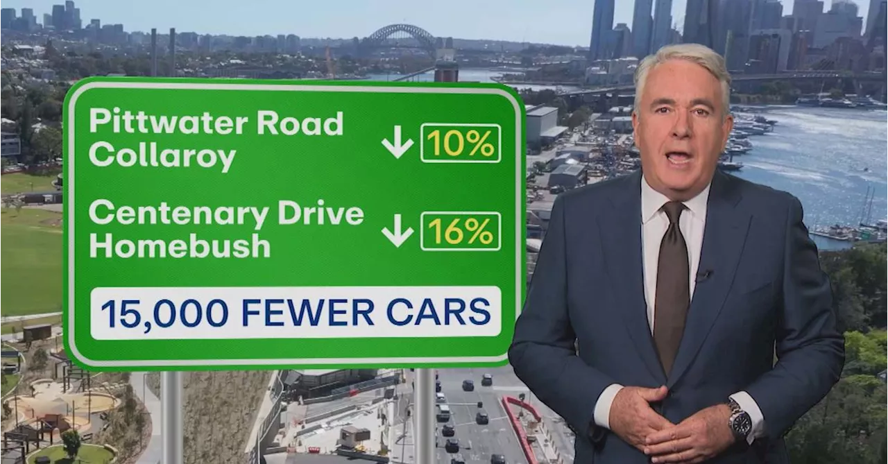 Despite record car registrations, Sydney traffic congestion eases