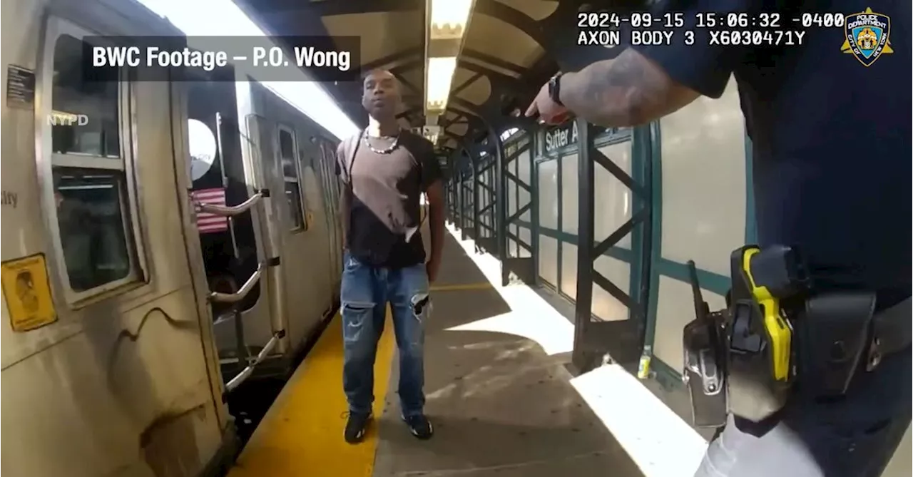 NYPD release bodycam footage of fare evader's shooting