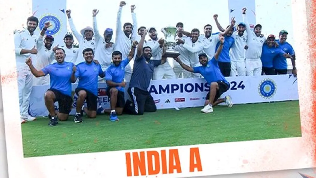 Duleep Trophy 2024 final: प्रसिद्ध कृष्णा का चला जादू... 9 ओवर में पलटा मैच, इंडिया-ए ने जीता दलीप ट्रॉफी खिताब