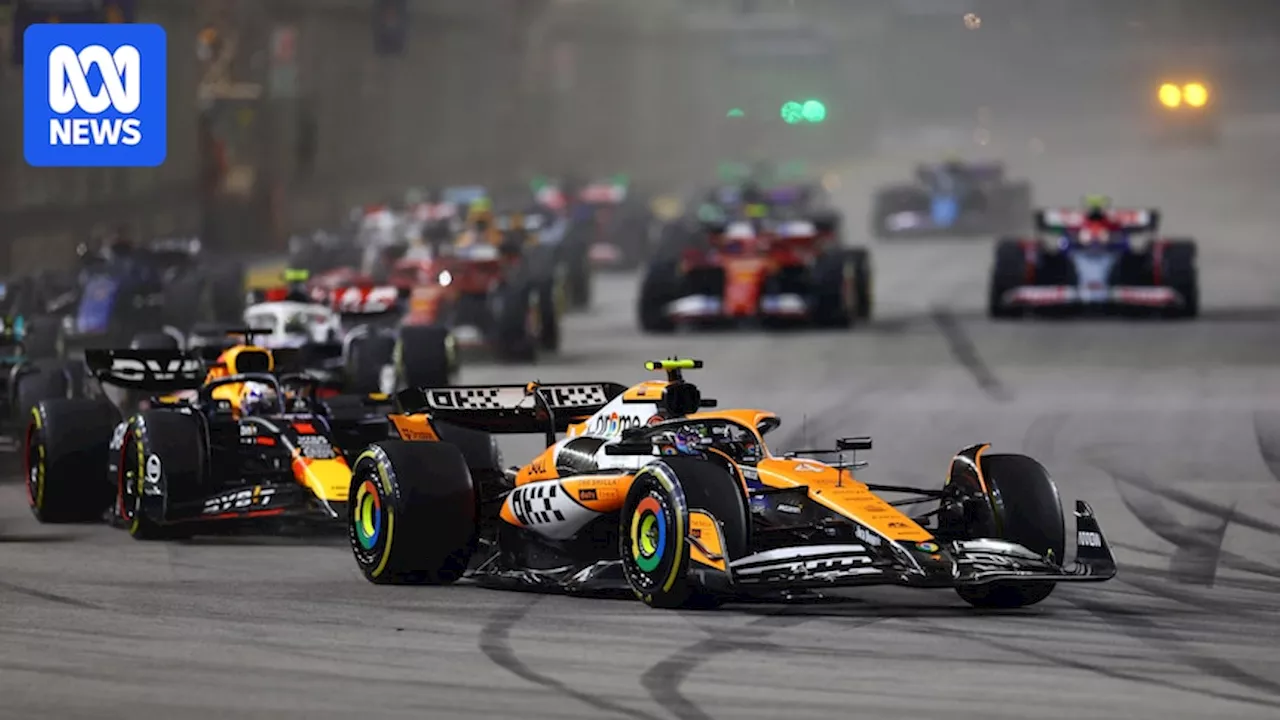 F1 Singapore Grand Prix: Lando Norris beats Max Verstappen at Marina Bay