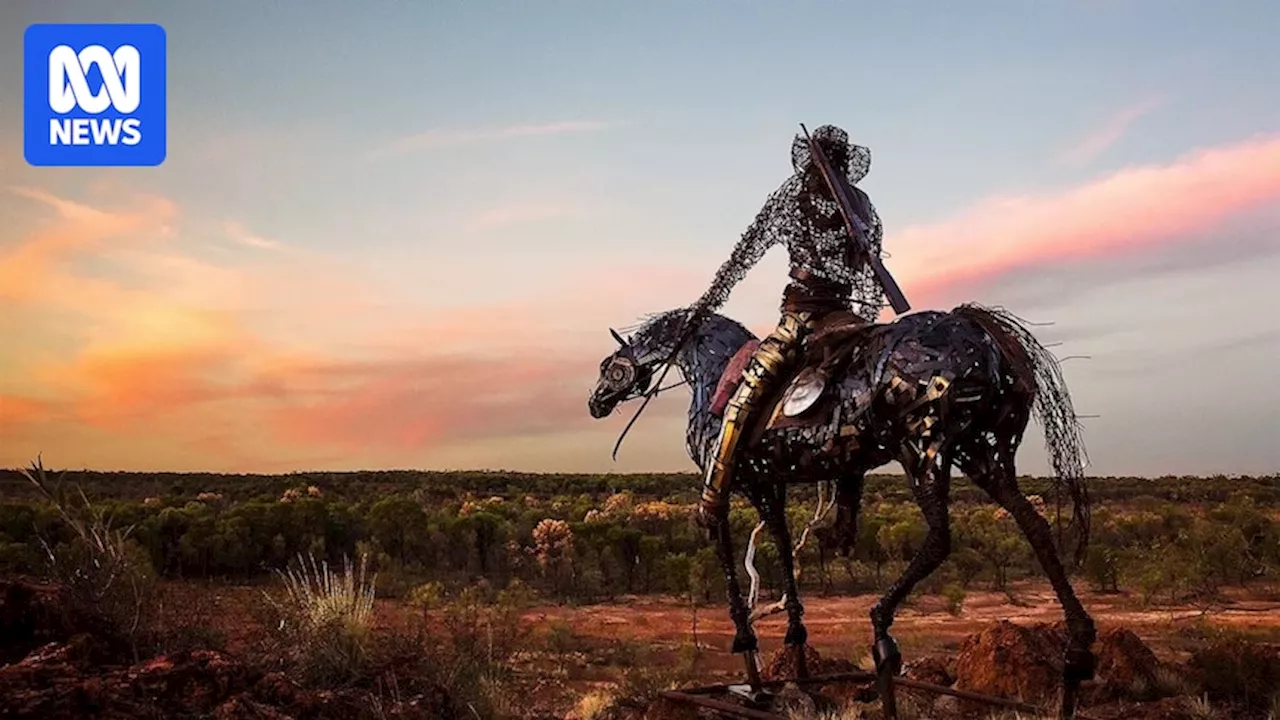 Milyanda Rogers turns scrap metal into sculptures in outback Queensland