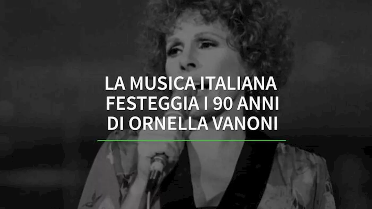 La musica italiana festeggia i 90 anni di Ornella Vanoni