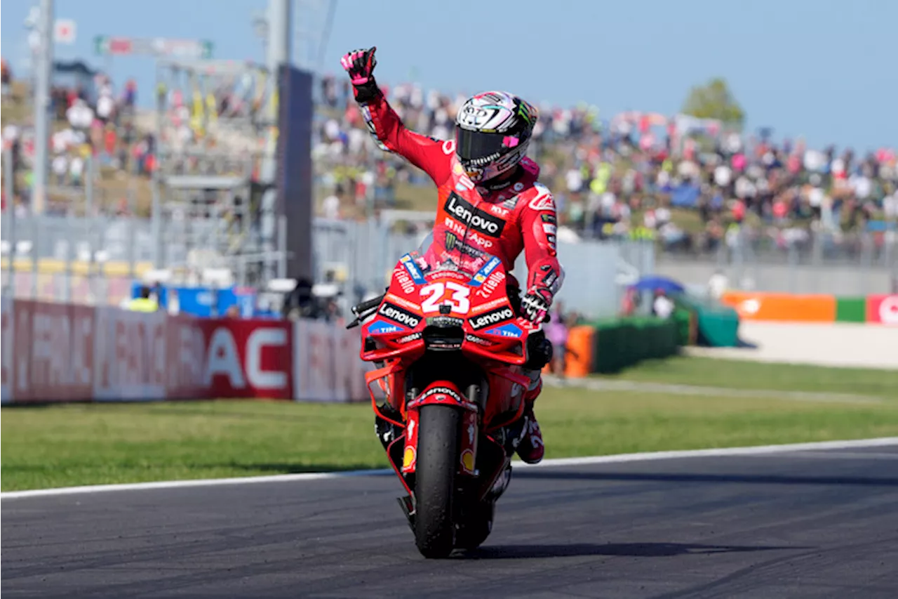 MotoGP: Bastianini vince il GP dell'Emilia Romagna