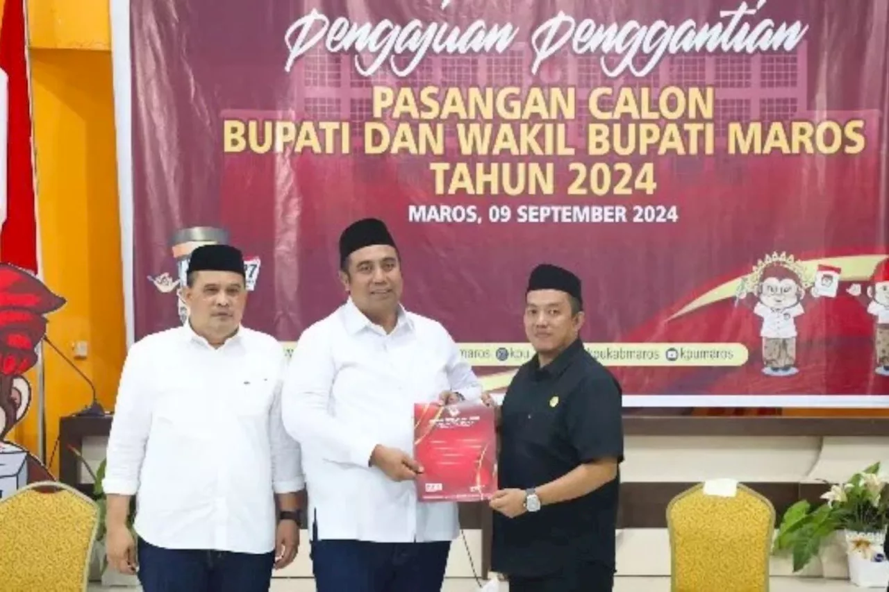 Chaidir-Muetazim ditetapkan paslon tunggal Pilkada Maros