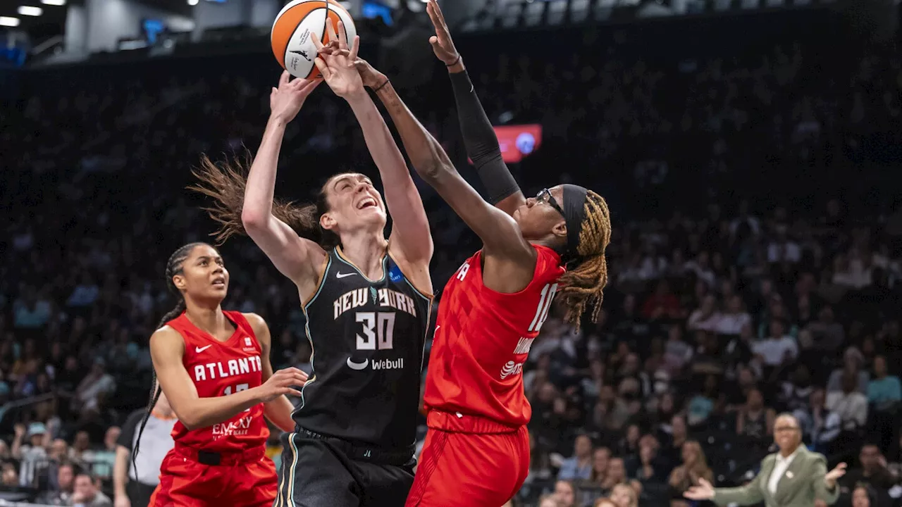 Leonie Fiebich scores career-high 21, Liberty beats Dream 83-69 in Game 1