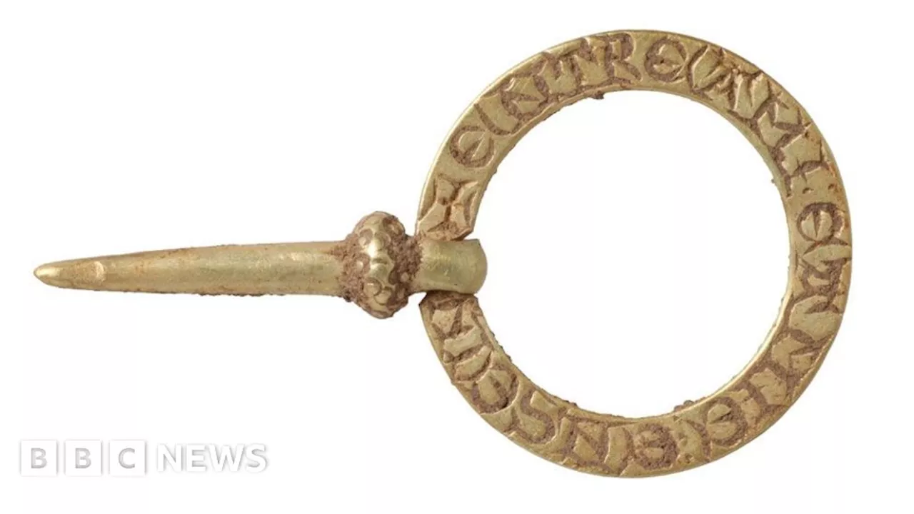 Detectorist in Doking finds 'chunky' gold courtly love brooch