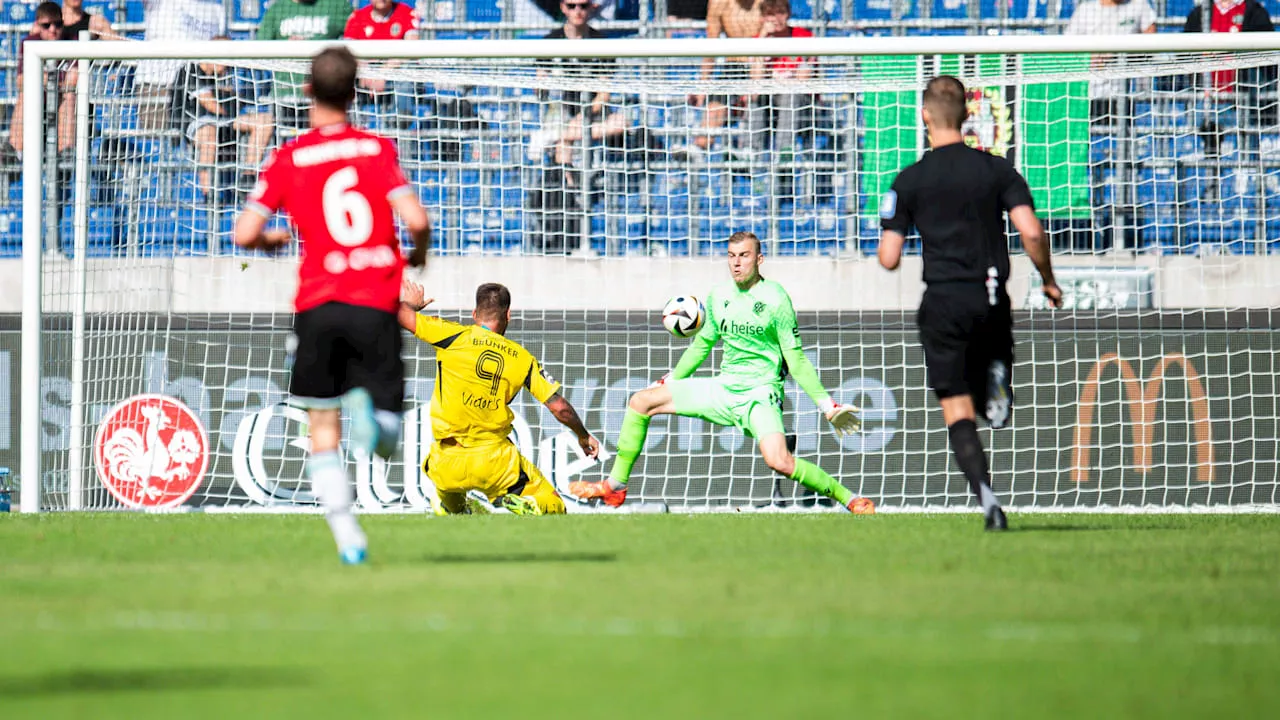 Hannover 96: Tormusik-Panne beim 1:3 gegen 1. FC Saarbrücken in 3. Liga