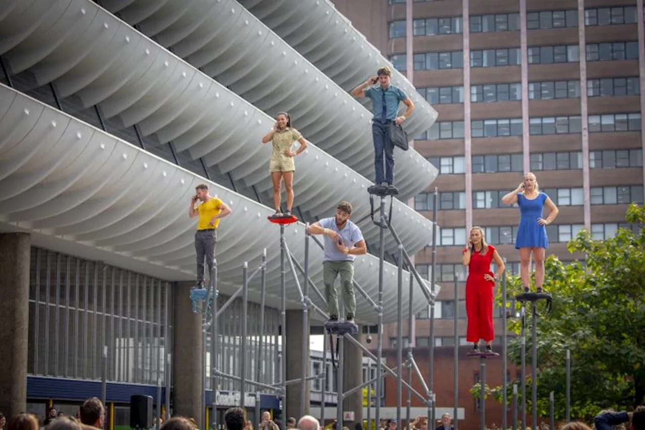 In pictures: Encounter Festival’s ‘wild’ performance outside Preston Bus Station