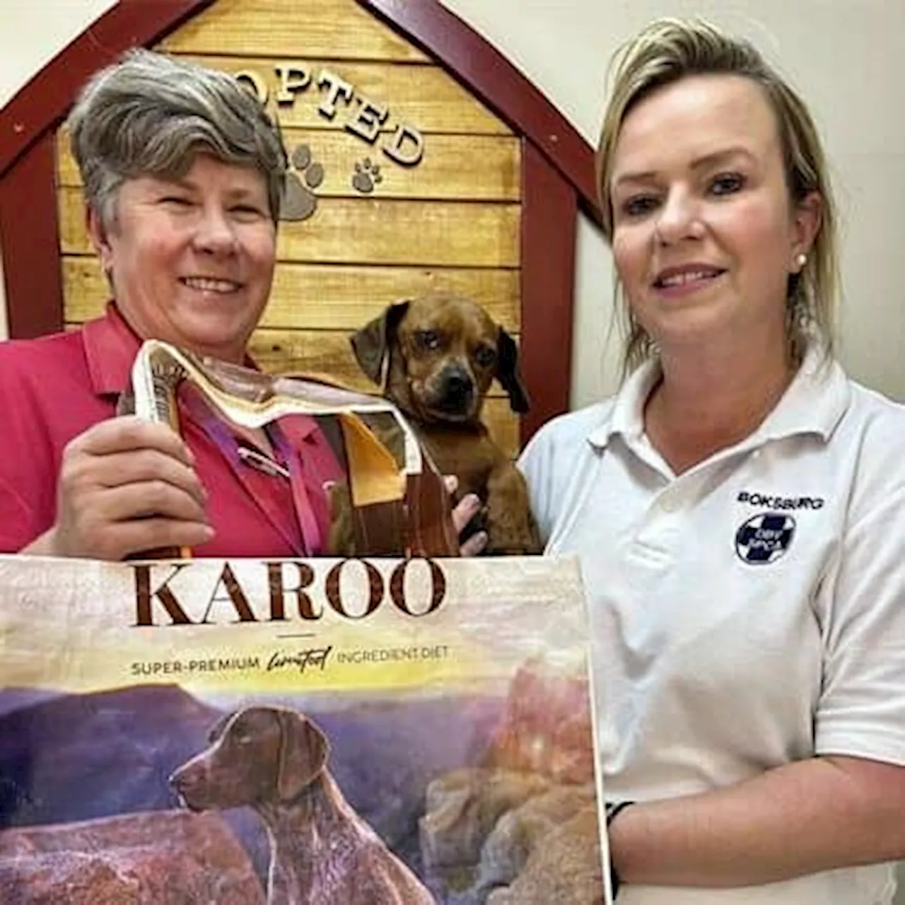 Woman recycles dog food bags in aid of the Boksburg SPCA