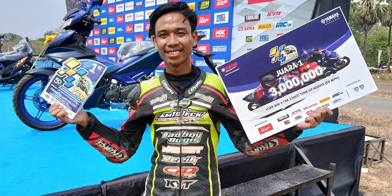 Dua Pembalap Sulawesi Selatan Tampil Memukau di Yamaha Cup Race 2024