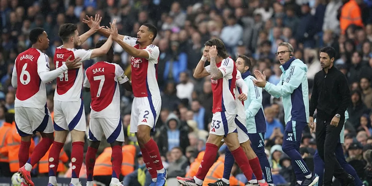 Hasil Babak Pertama Manchester City vs Arsenal: City Kena Comeback The Gunners 1-2!