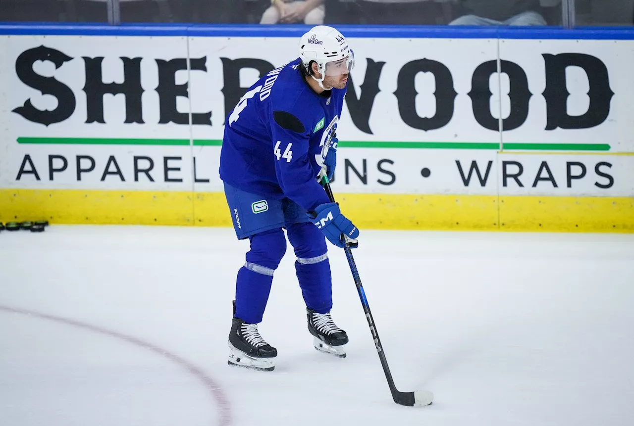 Kiefer Sherwood brings speed and tenacity to Vancouver Canucks training camp