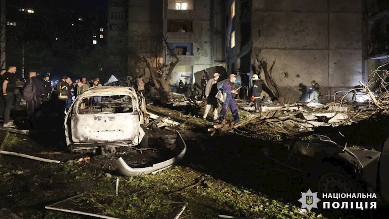 Over 20 people wounded after Russia strikes apartment blocks in Ukraine's Kharkiv