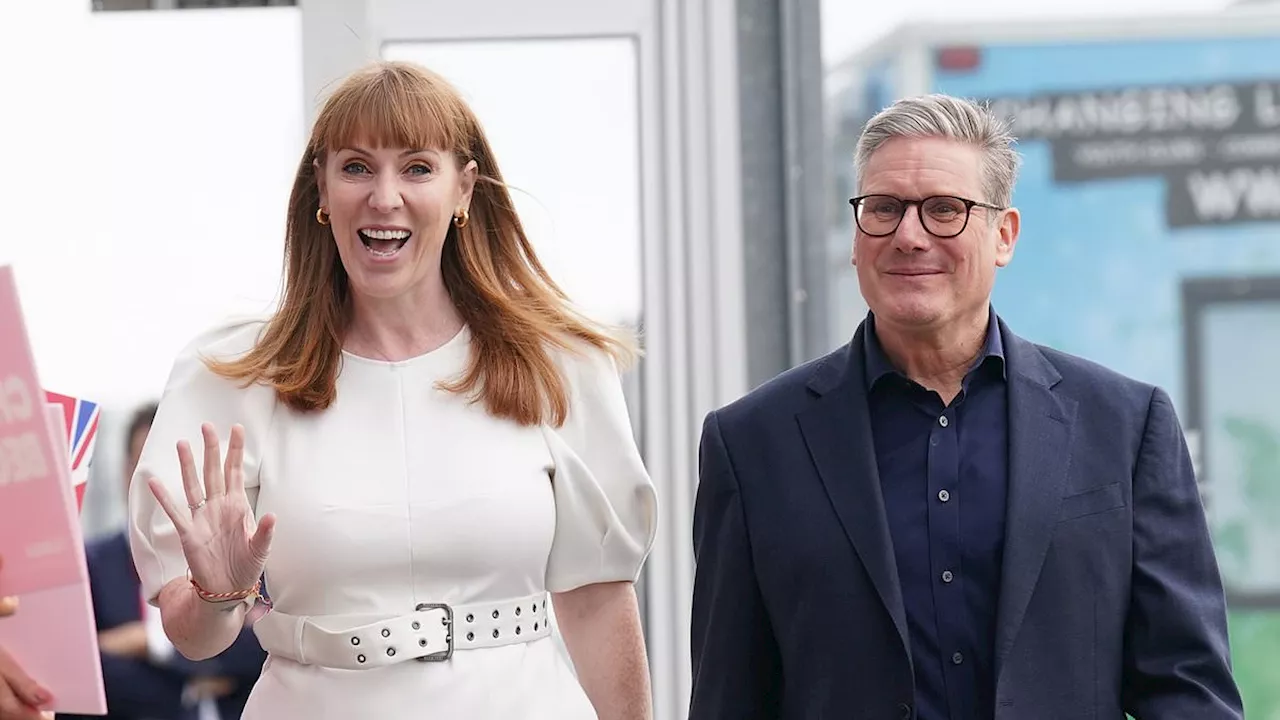 Keir Starmer and Angela Rayner arrive ahead of Labour party conference