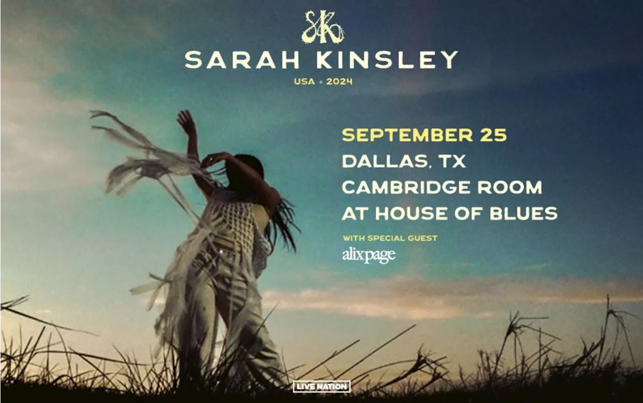 Win 2 tickets Sarah Kinsley!