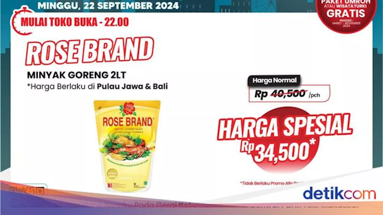 Harga Spesial Minyak Goreng Cuma di Transmart Full Day Sale