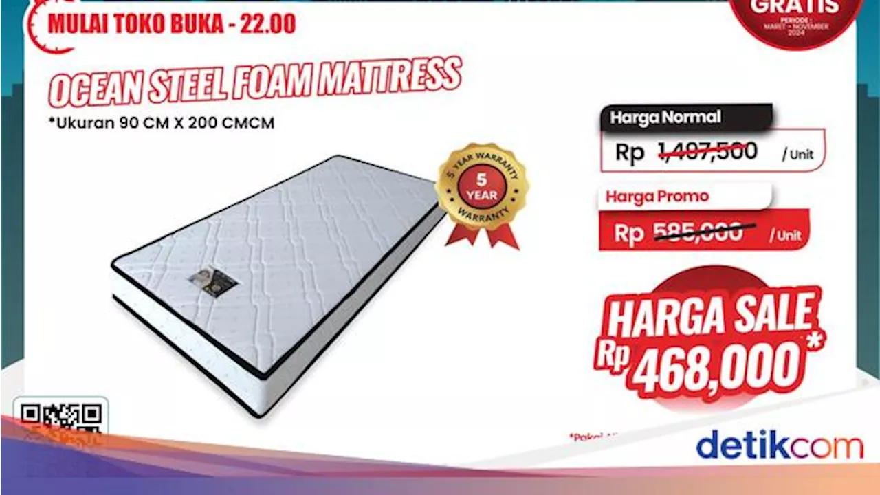 Murah Meriah! Beli Kasur di Transmart Full Day Sale Cuma Rp 460 Ribuan