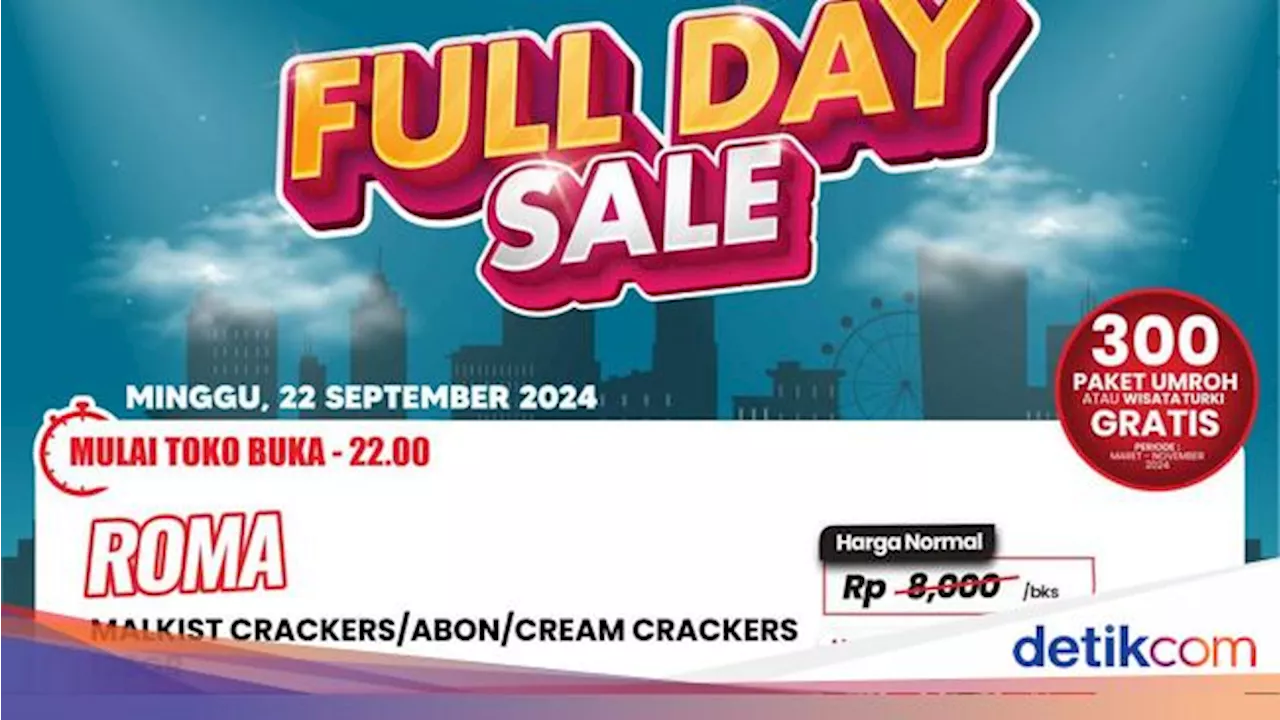 Nikmati Diskon Murah Meriah Camilan Favorit Anda Selama Transmart Full Day Sale