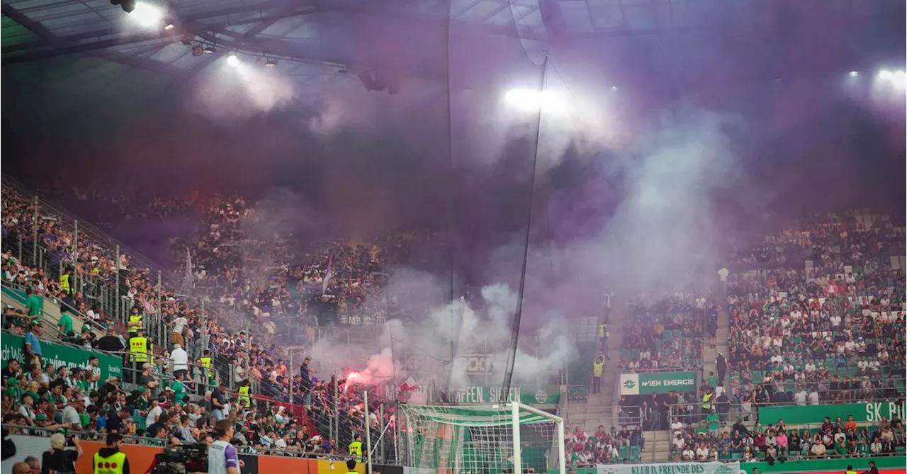 Fan-Eklat überschattet Rapids Derbysieg