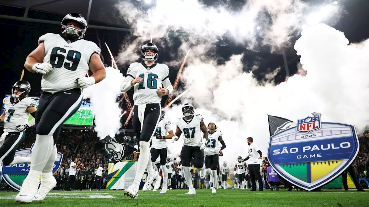 'Brasileiro' dos Eagles relata emoção com jogo da NFL em São Paulo