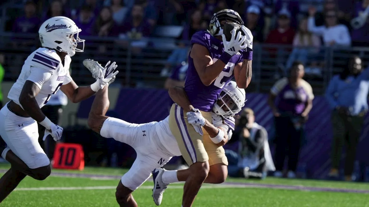 Washington makes emphatic Big Ten debut thumping Northwestern 24-5