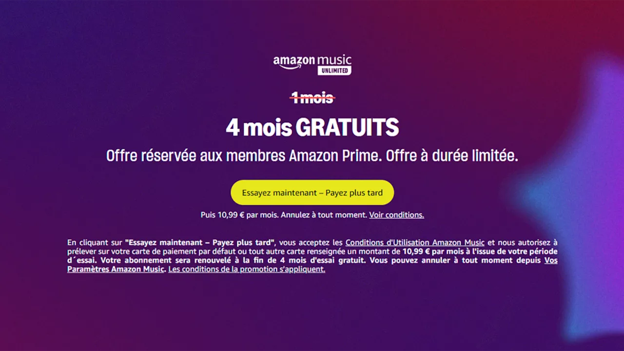 Amazon est de retour avec un petit cadeau musical en marge de son Prime Day