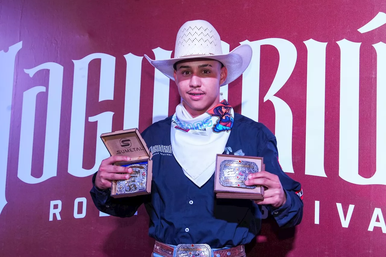 Luiz Henrique Calejuri vence prova de cavalo cutiano no Jaguariúna Rodeo Festival