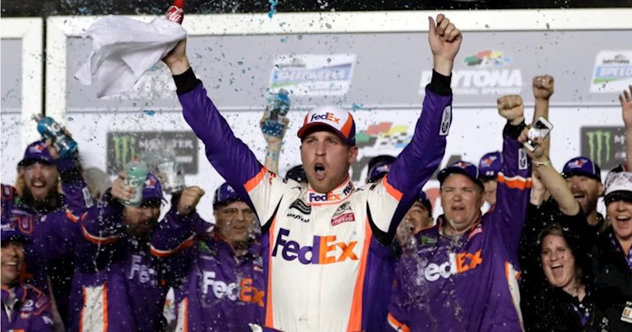 Stray puppy that brought Hamlin bad luck stays after driver advances in NASCAR playoffs