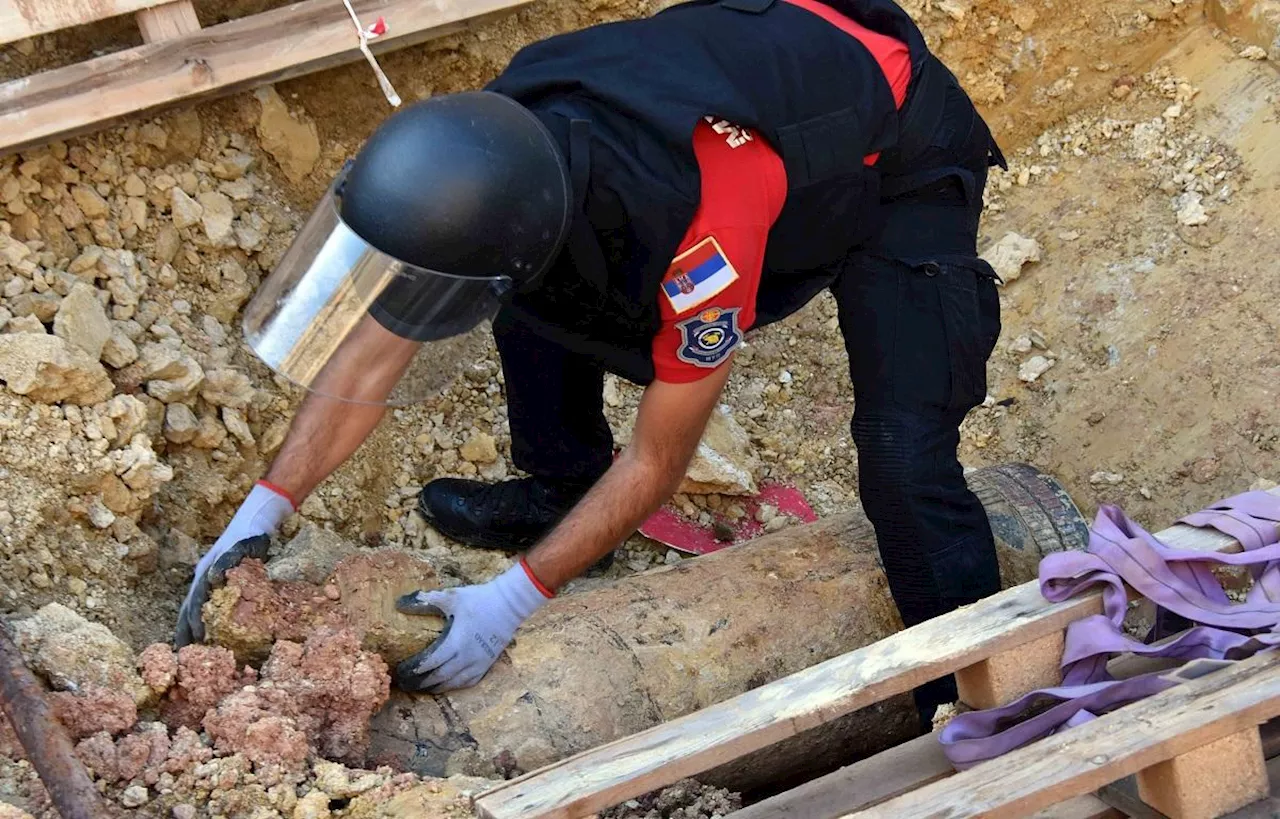 300-kilo WWI bomb removed from Belgrade construction site