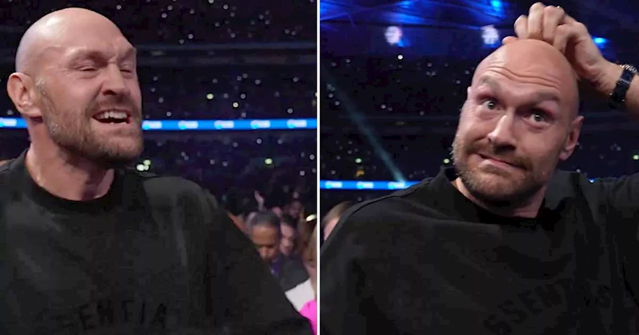 Tyson Fury caught on camera showing true colours after Anthony Joshua KO