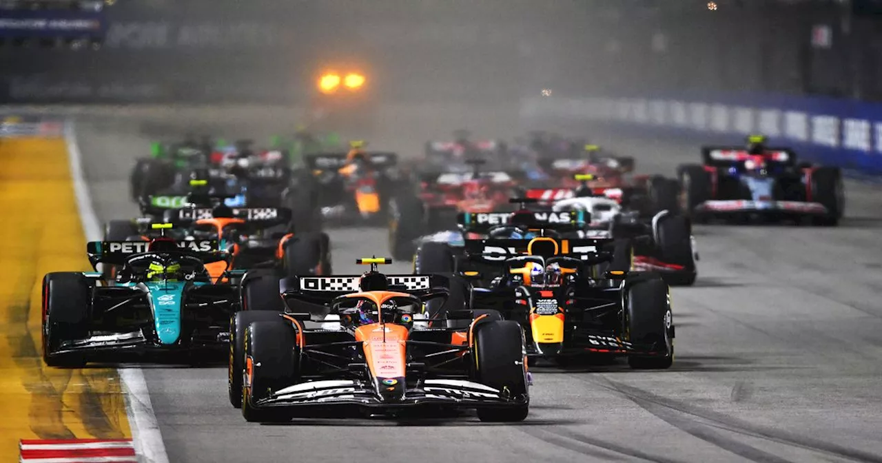 Verstappen springs F1 title race surprise as Norris dominates Singapore GP